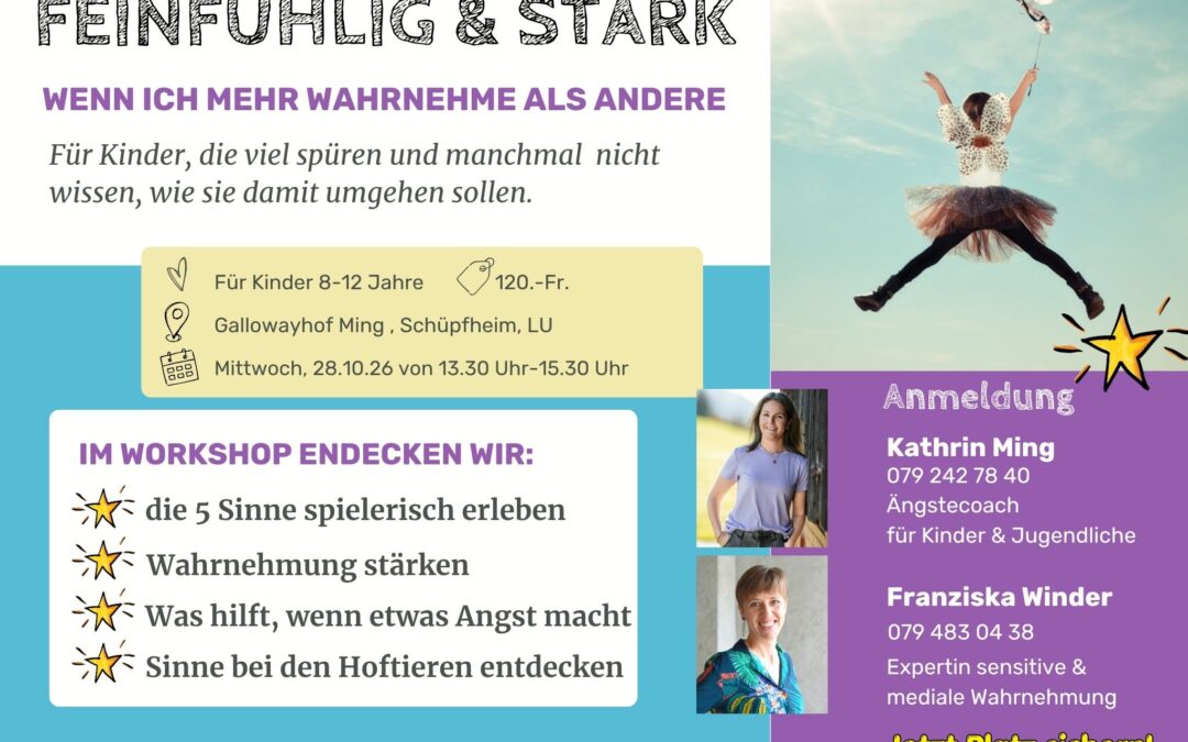 Feinfühlig & Stark – Kinder Workshop mit Tieren